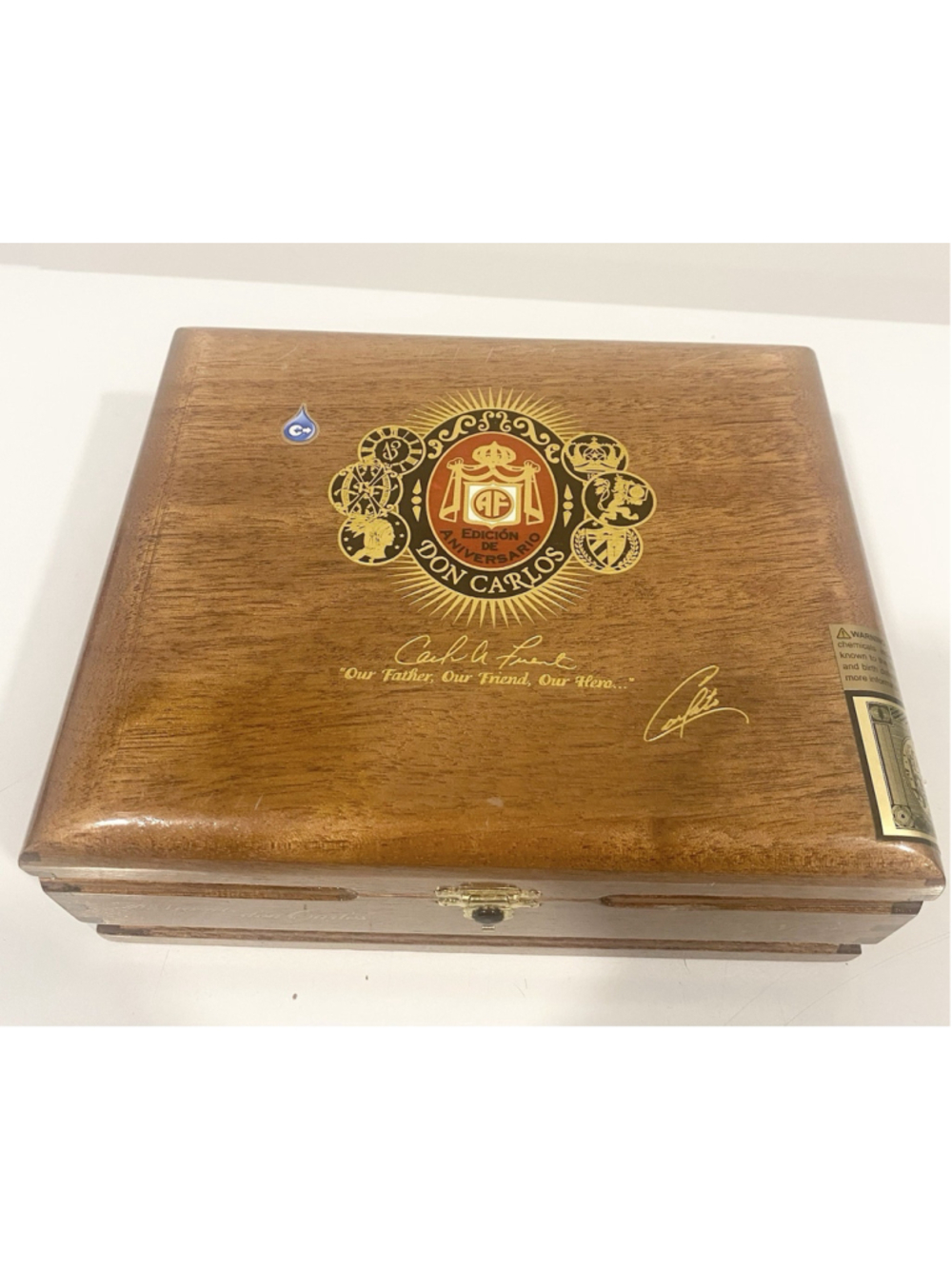 Arturo Fuente Don Carlos Edición de Aniversario Reserva No. 2 Cigar Box